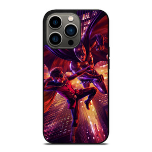 BATMAN AND ROBIN FIGHT iPhone 13 Pro Case Cover BATMAN AND ROBIN FIGHT iPhone 13 Pro Case Cover