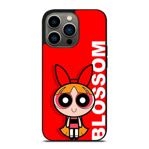BLOSSOM THE POWERPUFF GIRLS CARTOON iPhone 13 Pro Case Cover