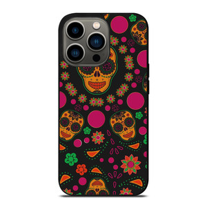 DIA DE LOS MUERTOS PATTERN iPhone 13 Pro Case Cover