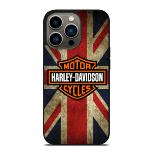 HARLEY DAVIDSON BRITISH UNION JACK iPhone 13 Pro Case Cover HARLEY DAVIDSON BRITISH UNION JACK iPhone 13 Pro Case Cover