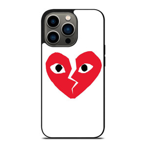 HEART BREAK COMME DES GARCONS iPhone 13 Pro Case Cover