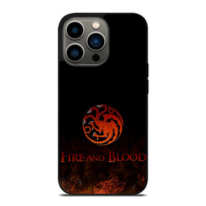 HOUSE OF THE DRAGON FIRE AND BLOOD iPhone 13 Pro Case Cover HOUSE OF THE DRAGON FIRE AND BLOOD iPhone 13 Pro Case Cover