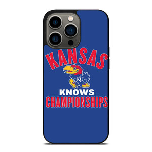 KANSAS JAYHAWKS BASKETBALL CHAMPIONS iPhone 13 Pro Case Cover