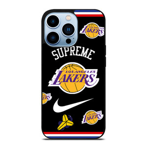 LA LAKERS NBA X SUPREME NIKE iPhone 13 Pro Max Case Cover