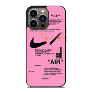 NIKE AIR OFF WHITE PINK iPhone 13 Pro Case Cover NIKE AIR OFF WHITE PINK iPhone 13 Pro Case Cover