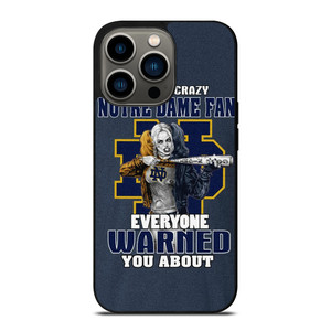 NOTRE DAME FIGHTING HARLEY QUINN iPhone 13 Pro Case Cover NOTRE DAME FIGHTING HARLEY QUINN iPhone 13 Pro Case Cover