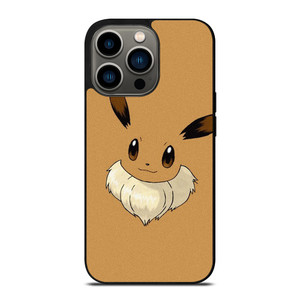 POKEMON CUTE EEVEE FLAT iPhone 13 Pro Case Cover