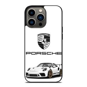 PORSCHE GT3 RS WHITE iPhone 13 Pro Case Cover PORSCHE GT3 RS WHITE iPhone 13 Pro Case Cover
