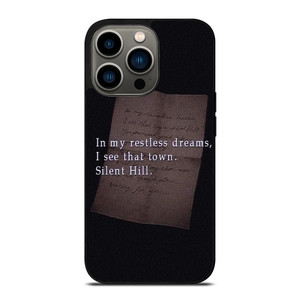 SILENT HILL GAMES LETTER iPhone 13 Pro Case Cover