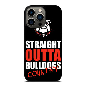 STRAIGHT OUTTA GEORGIA BULLDOGS iPhone 13 Pro Case Cover