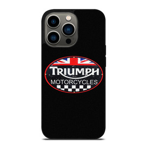 TRIUMPH MOTORCYCLES BADGE iPhone 13 Pro Case Cover