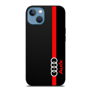 AUDI RED STRIPE LOGO iPhone 13 Case Cover