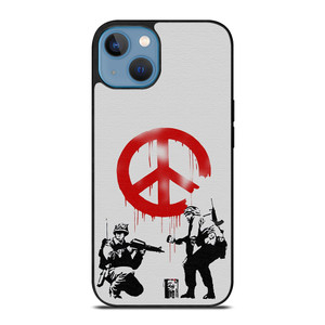 BANKSY ART PEACE iPhone 13 Case Cover BANKSY ART PEACE iPhone 13 Case Cover