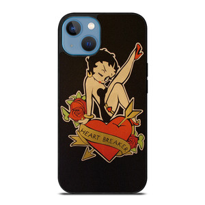 BETTY BOOP HEART BREAKER iPhone 13 Case Cover BETTY BOOP HEART BREAKER iPhone 13 Case Cover