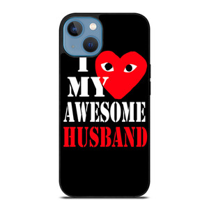 I LOVE MY HUSBAND COMME DES GARCONS iPhone 13 Case Cover I LOVE MY HUSBAND COMME DES GARCONS iPhone 13 Case Cover