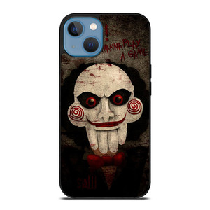 JIGSAW MOVIES I WANNA PLAY A GAME iPhone 13 Case Cover JIGSAW MOVIES I WANNA PLAY A GAME iPhone 13 Case Cover