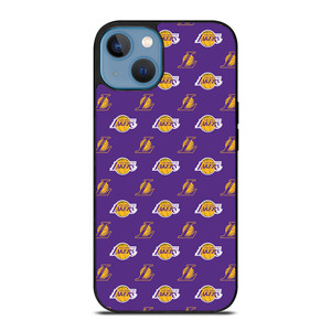 LOS ANGELES LAKERS NBA PATTERN iPhone 13 Case Cover LOS ANGELES LAKERS NBA PATTERN iPhone 13 Case Cover