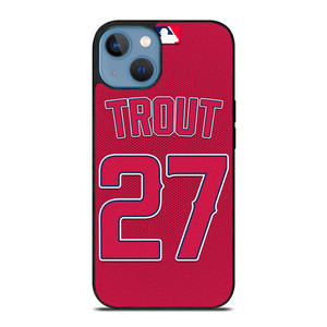 MIKE TROUT LOS ANGELES ANGELS MLB iPhone 13 Case Cover
