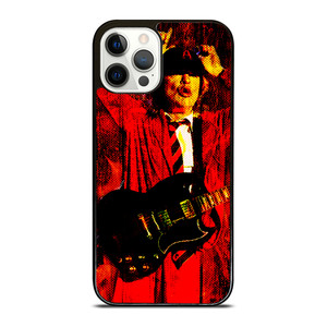 ACDC ANGUS YOUNG ROCK BAND iPhone 12 Pro Case Cover