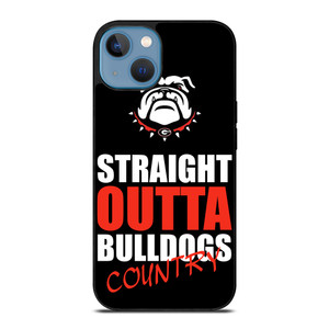 STRAIGHT OUTTA GEORGIA BULLDOGS iPhone 13 Case Cover