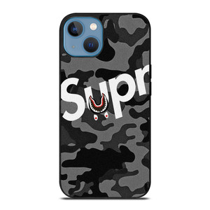SUPREME BAPE SHARK iPhone 13 Case Cover SUPREME BAPE SHARK iPhone 13 Case Cover
