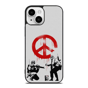 BANKSY ART PEACE iPhone 13 Mini Case Cover BANKSY ART PEACE iPhone 13 Mini Case Cover