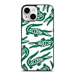 LACOSTE PATTERN iPhone 13 Mini Case Cover LACOSTE PATTERN iPhone 13 Mini Case Cover