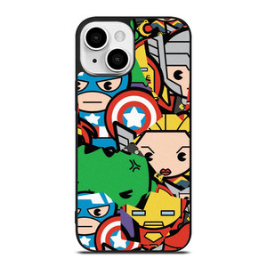 MARVEL COMIC CHARACTERS COLLAGE iPhone 13 Mini Case Cover MARVEL COMIC CHARACTERS COLLAGE iPhone 13 Mini Case Cover