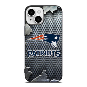 NEW ENGLAND PATRIOTS BROKEN METAL iPhone 13 Mini Case Cover NEW ENGLAND PATRIOTS BROKEN METAL iPhone 13 Mini Case Cover