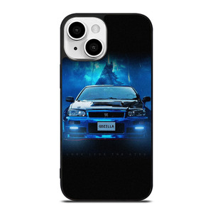 NISSAN GTR GODZILLA BLUE iPhone 13 Mini Case Cover NISSAN GTR GODZILLA BLUE iPhone 13 Mini Case Cover