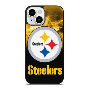 PITTSBURGH STEELERS NFL FIRE iPhone 13 Mini Case Cover PITTSBURGH STEELERS NFL FIRE iPhone 13 Mini Case Cover