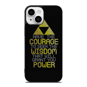 TRIFORCE ZELDA QUOTES iPhone 13 Mini Case Cover