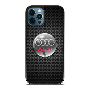 AUDI CAR METAL LOGO iPhone 12 Pro Max Case Cover
