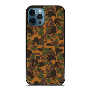 BAPE X MCM WORLDWIDE iPhone 12 Pro Max Case Cover