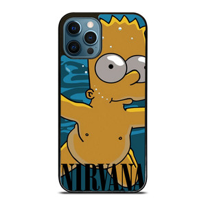 BART SIMPSONS NEVERMIND NIRVANA iPhone 12 Pro Max Case Cover