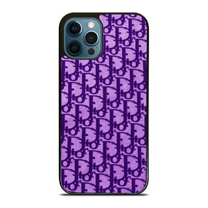 DIOR LOGO PURPLE iPhone 12 Pro Max Case Cover