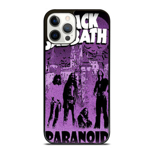 BLACK SABBATH ROCK BAND PARANOID iPhone 12 Pro Case Cover