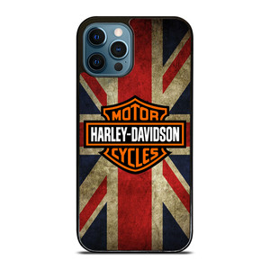HARLEY DAVIDSON BRITISH UNION JACK iPhone 12 Pro Max Case Cover