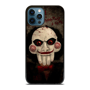 JIGSAW MOVIES I WANNA PLAY A GAME iPhone 12 Pro Max Case Cover JIGSAW MOVIES I WANNA PLAY A GAME iPhone 12 Pro Max Case Cover