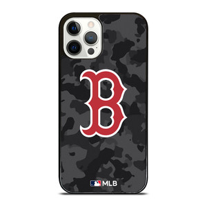 BOSTON RED SOX BASEBALL BLACK CAMO iPhone 12 Pro Case Cover BOSTON RED SOX BASEBALL BLACK CAMO iPhone 12 Pro Case Cover