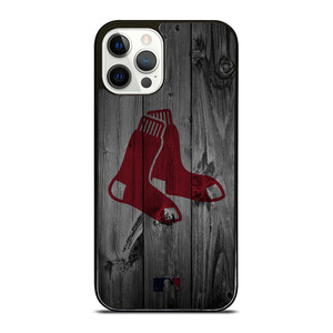 BOSTON RED SOX BASEBALL MLB WOOD LOGO iPhone 12 Pro Case Cover