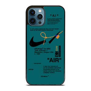 NIKE AIR OFF WHITE TOSCA iPhone 12 Pro Max Case Cover
