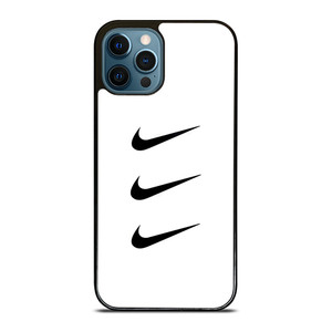 NIKE TRIPPLE SWOOSH WHITE iPhone 12 Pro Max Case Cover
