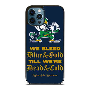 NOTRE DAME BLEED BLUE AND GOLD iPhone 12 Pro Max Case Cover