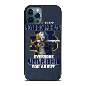 NOTRE DAME FIGHTING HARLEY QUINN iPhone 12 Pro Max Case Cover NOTRE DAME FIGHTING HARLEY QUINN iPhone 12 Pro Max Case Cover