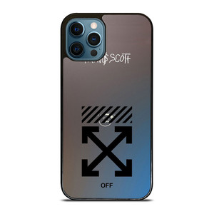OFF WHITE TRAVIS SCOTT iPhone 12 Pro Max Case Cover