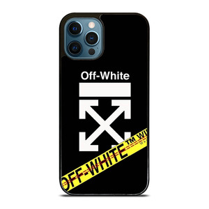 OFF WHITE YELLOW LABEL iPhone 12 Pro Max Case Cover