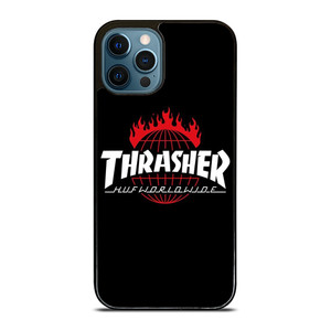 THRASHER HUF WORLDWIDE LOGO iPhone 12 Pro Max Case Cover