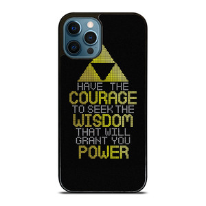 TRIFORCE ZELDA QUOTES iPhone 12 Pro Max Case Cover