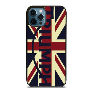 TRIUMPH MOTORCYCLES UNION JACK 2 iPhone 12 Pro Max Case Cover